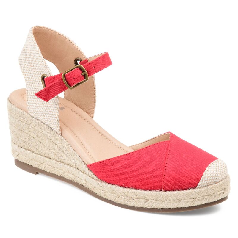 ジュルネ コレクション レディース シューズ サンダル Journee Collection Ashlyn Women's Wedges Red レッド