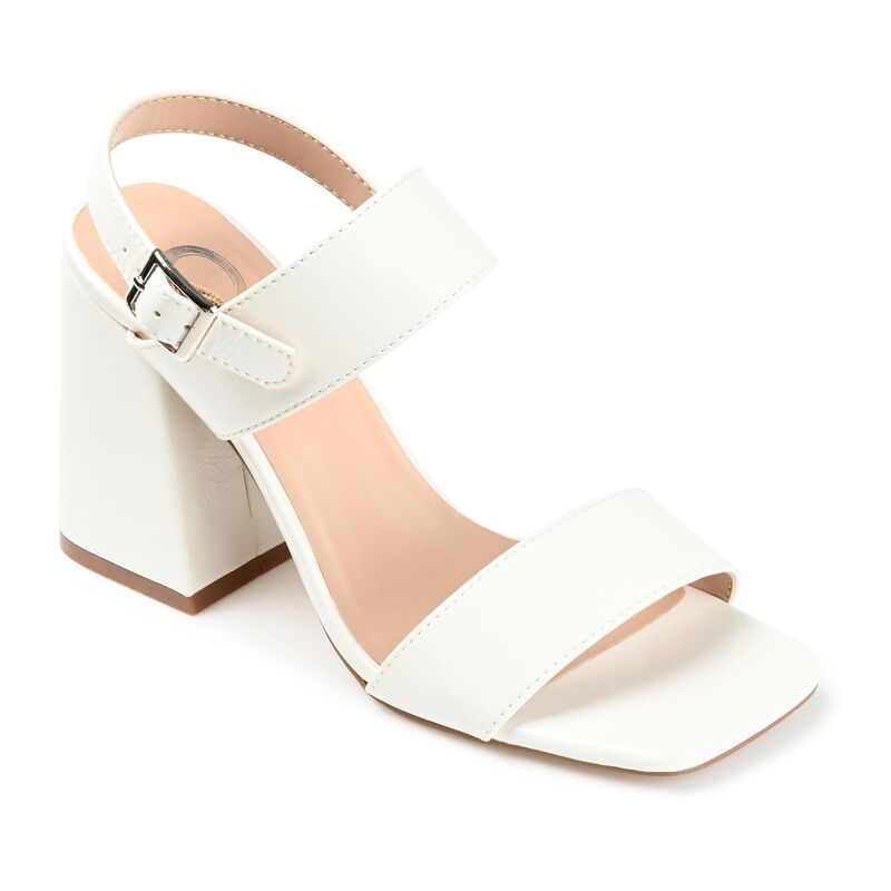 ジュルネ コレクション レディース シューズ パンプス サンダル Journee Collection Adras Women's Dressandals Off White オフホワイト