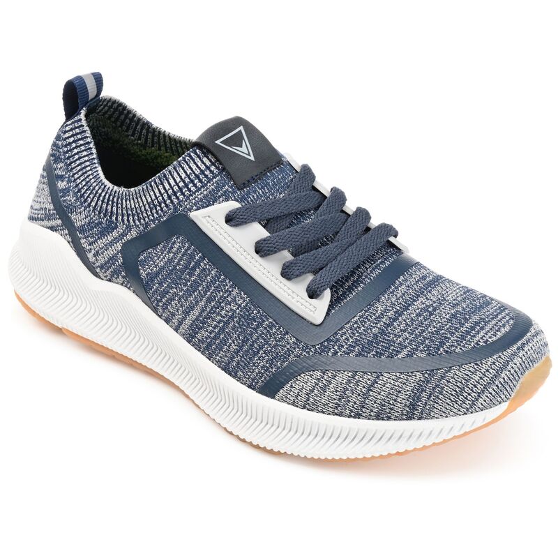 バンス メンズ シューズ スニーカー ニット Vance Co. Keller Men's Knit Sneakers Blue ブルー