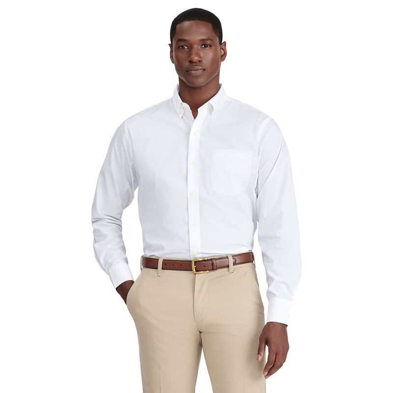 アイゾッド メンズ トップス Tシャツ ダウン Men's IZOD Classic Plaid Button-Down Shirt White ホワイト
