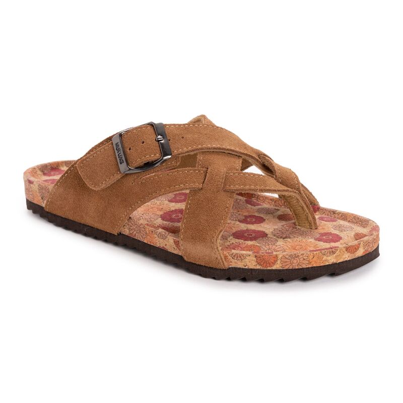 ムクルクス レディース シューズ サンダル MUK LUKS Tanner Women's Terra Turf Sandals Cognac