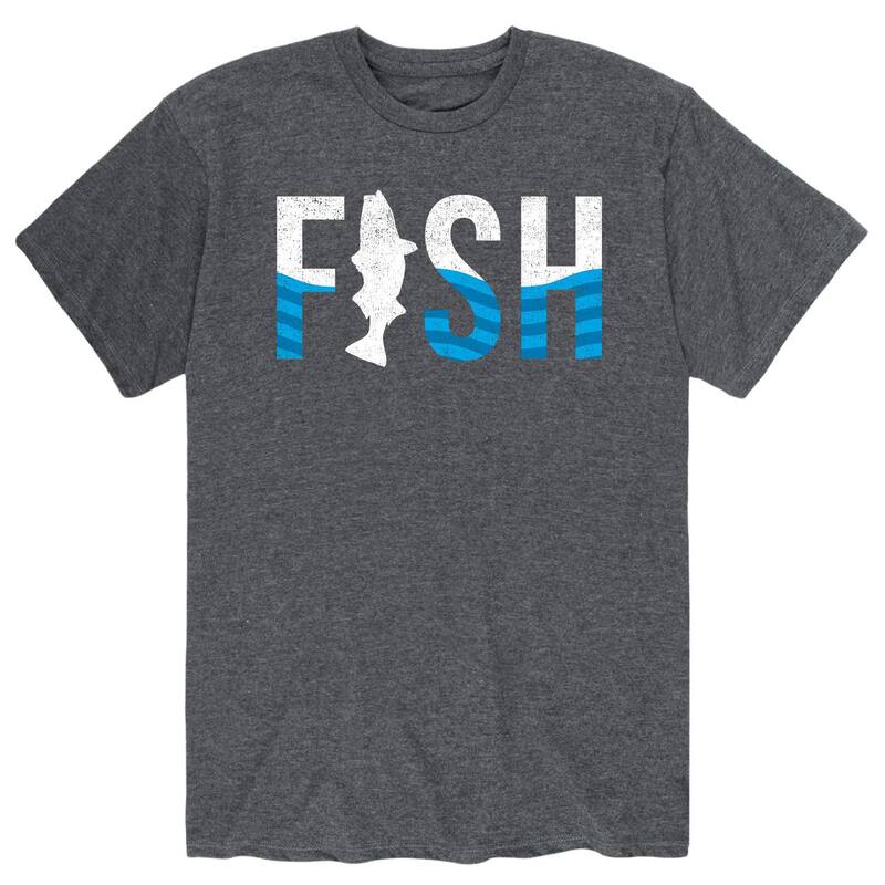 アニメキャラクター メンズ トップス Tシャツ Licensed Character Men's Fish Lake Fill Tee Grey 2 グレー