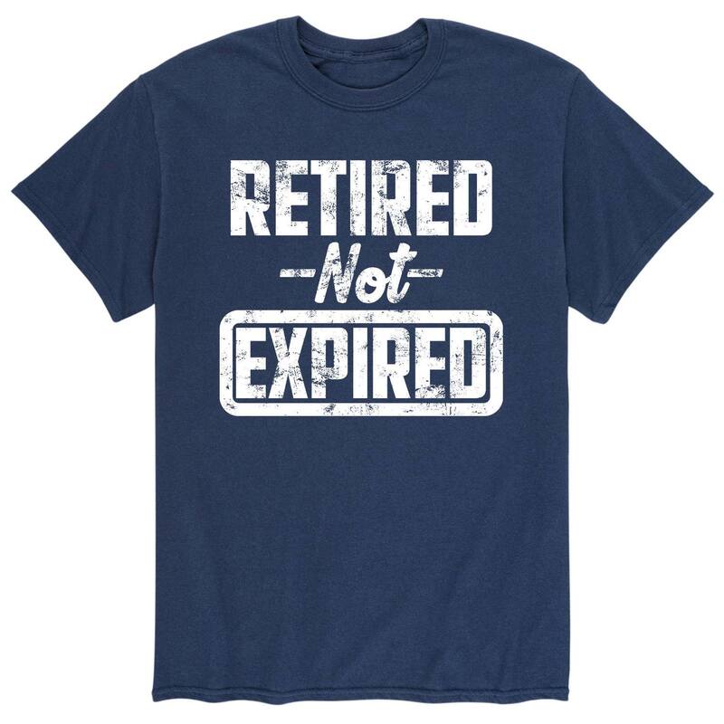 アニメキャラクター メンズ トップス Tシャツ Licensed Character Men's Retired Not Expired Tee Blue ブルー