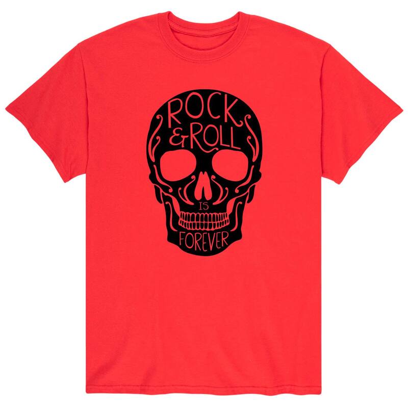 アニメキャラクター メンズ トップス Tシャツ Licensed Character Men's Rock And Roll Forever Tee Red レッド