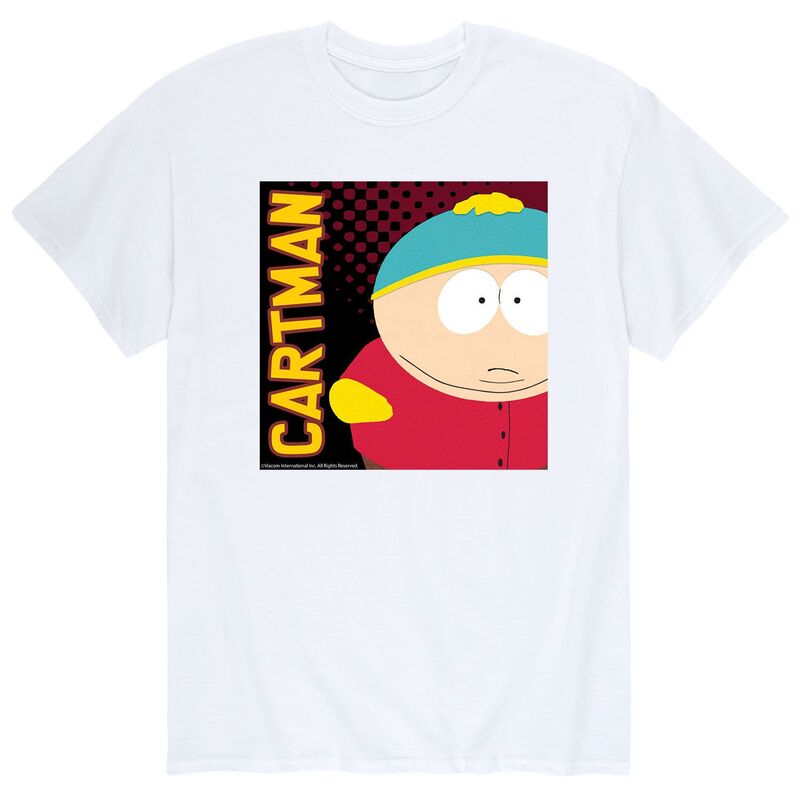 アニメキャラクター メンズ トップス Tシャツ Licensed Character Men'south Park Cartman Tee White ホワイト