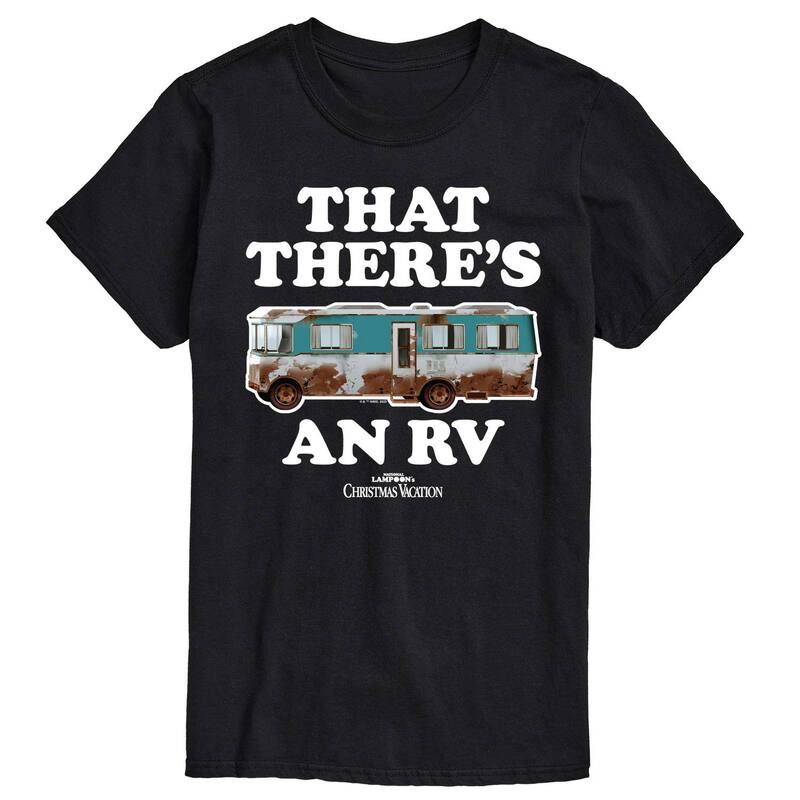 アニメキャラクター メンズ トップス Tシャツ グラフィック Licensed Character Men's Nationalampoon's Christmas Vacation RV Graphic Tee Black ブラック