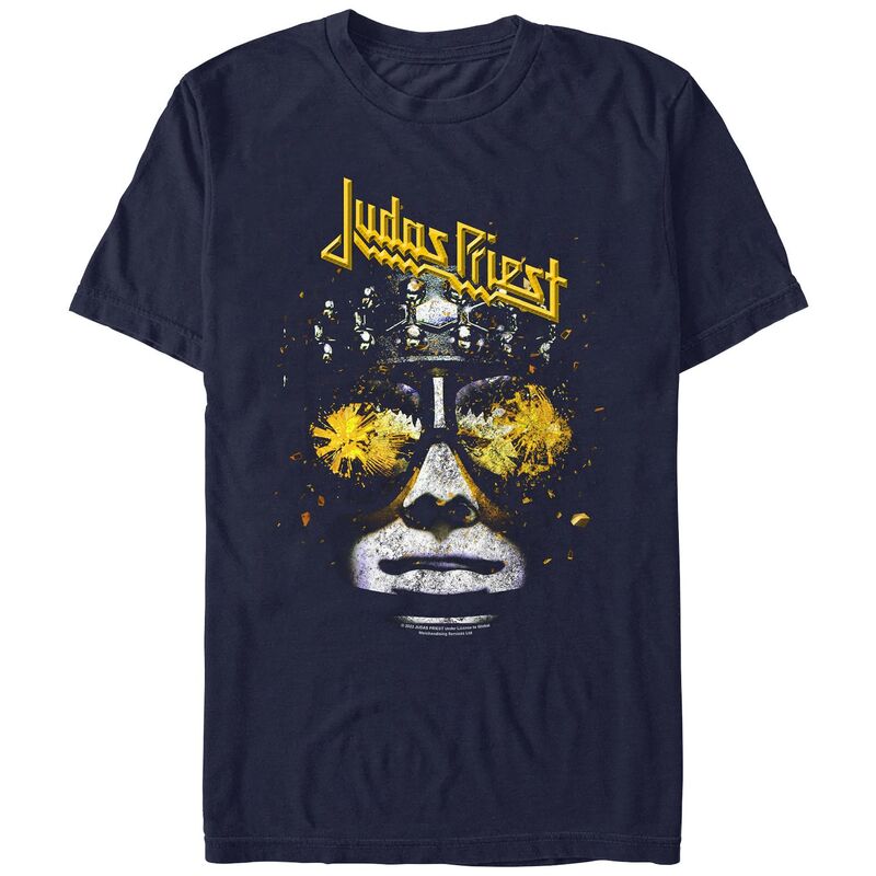 アニメキャラクター メンズ トップス Tシャツ グラフィック Licensed Character Men's Judas Priest Killing Machine Graphic Tee Navy ネイビー