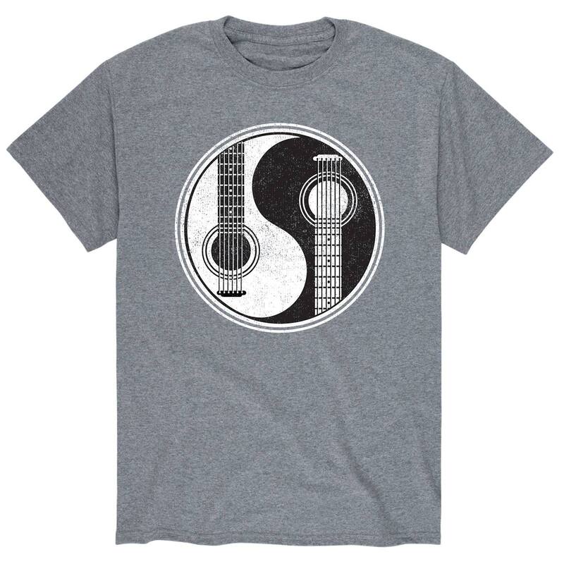アニメキャラクター メンズ トップス Tシャツ Licensed Character Men's Yin Yanguitar Tee Gray グレー