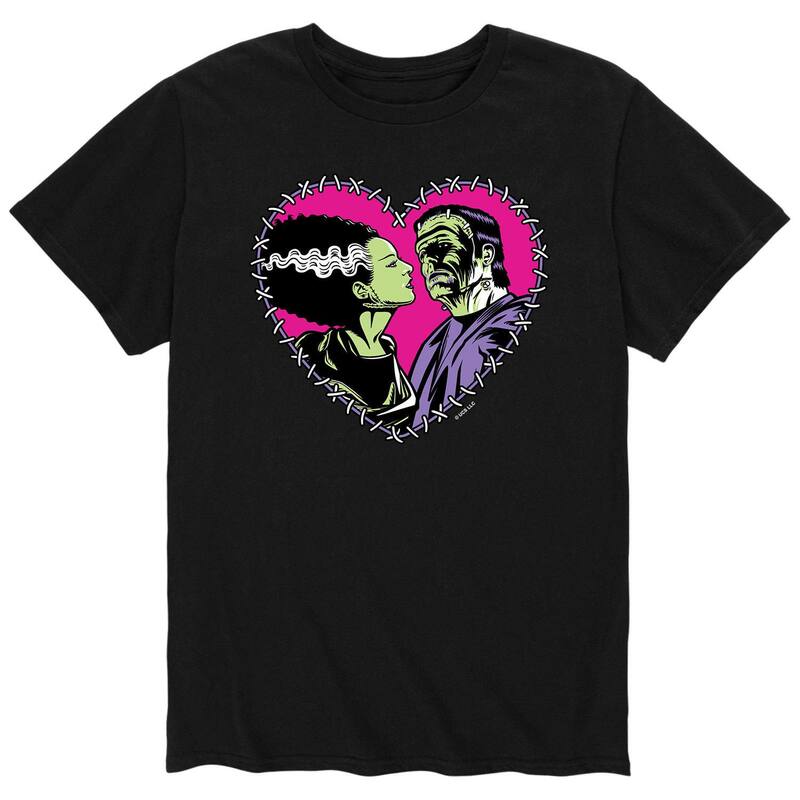 アニメキャラクター メンズ トップス Tシャツ Licensed Character Men's Classic Monsters Heartee Black ブラック