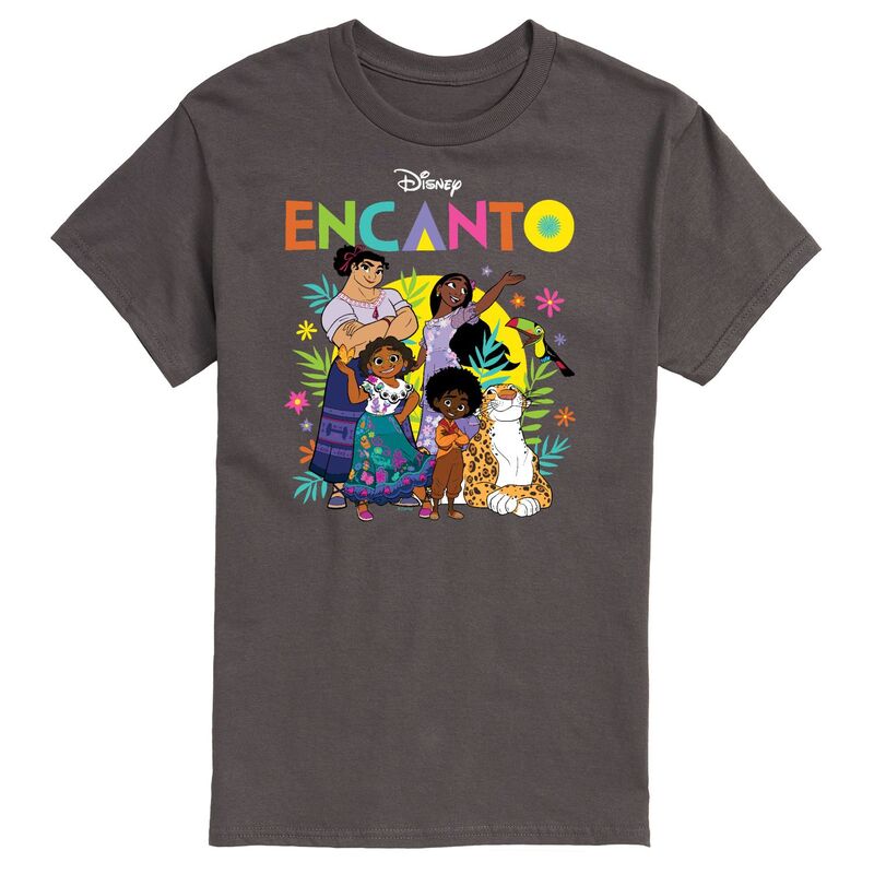 ディズニー メンズ トップス Tシャツ グラフィック Disney's Encanto Group Men's Graphic Tee Gray グレー