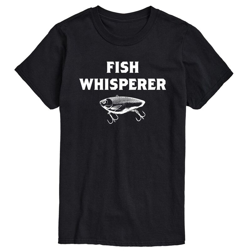 アニメキャラクター メンズ トップス Tシャツ トール グラフィック Licensed Character Big & Tall Fish Whisperer Graphic Tee Black ブラック