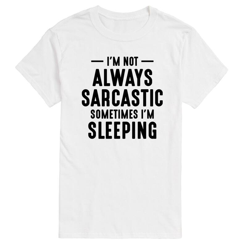 アニメキャラクター メンズ トップス Tシャツ トール グラフィック Licensed Character Big & Tall I'm Not Alwaysarcastic Graphic Tee White ホワイト