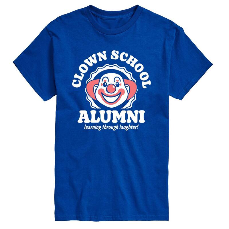 アニメキャラクター メンズ トップス Tシャツ グラフィック Licensed Character Men's Clown School Alum Graphic Tee Blue ブルー