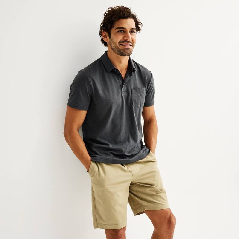 ソノマ メンズ トップス Tシャツ ポロシャツ Men'sonoma Goods For Life Supersoft Short Sleeve Polo Charcoal チャコール