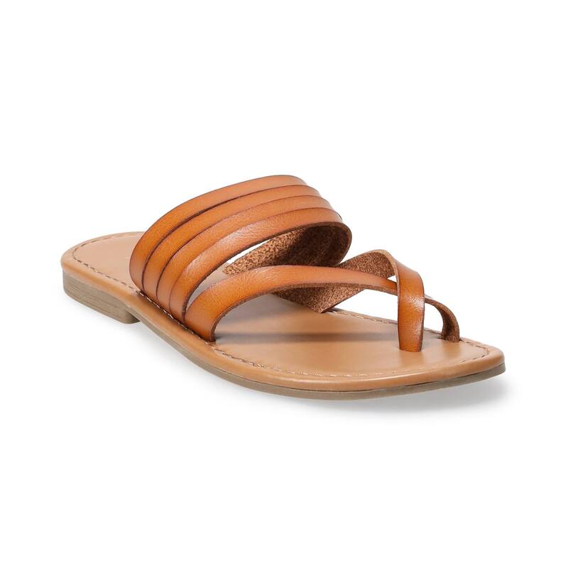ソノマ レディース シューズ サンダル Sonoma Goods For Life Cressida Women's Thong Sandals Cognac