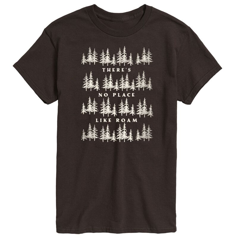 アニメキャラクター メンズ トップス Tシャツ レース グラフィック Licensed Character Men's No Place Like Roam Graphic Tee Dark Brown ブラウン