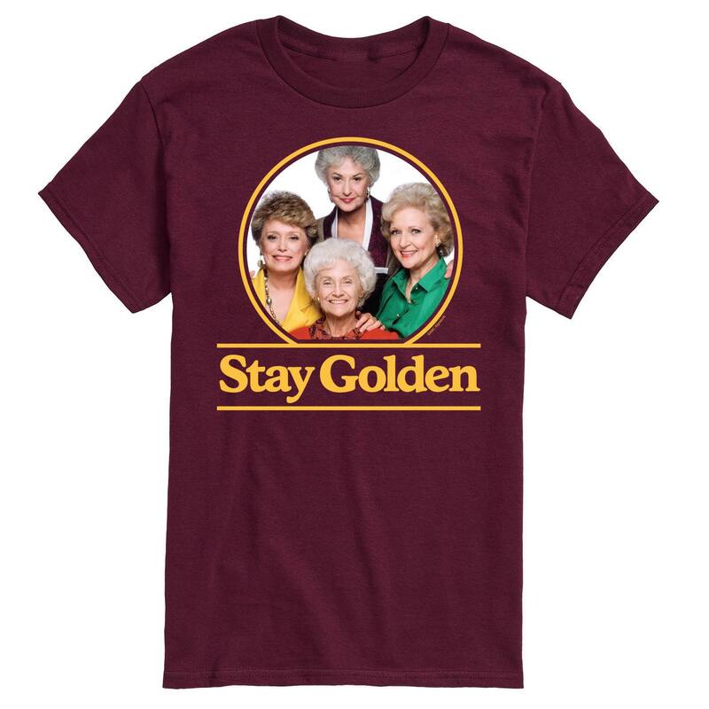 アニメキャラクター メンズ トップス Tシャツ Licensed Character Men's Golden Girlstay Golden Tee Red レッド 6,360円