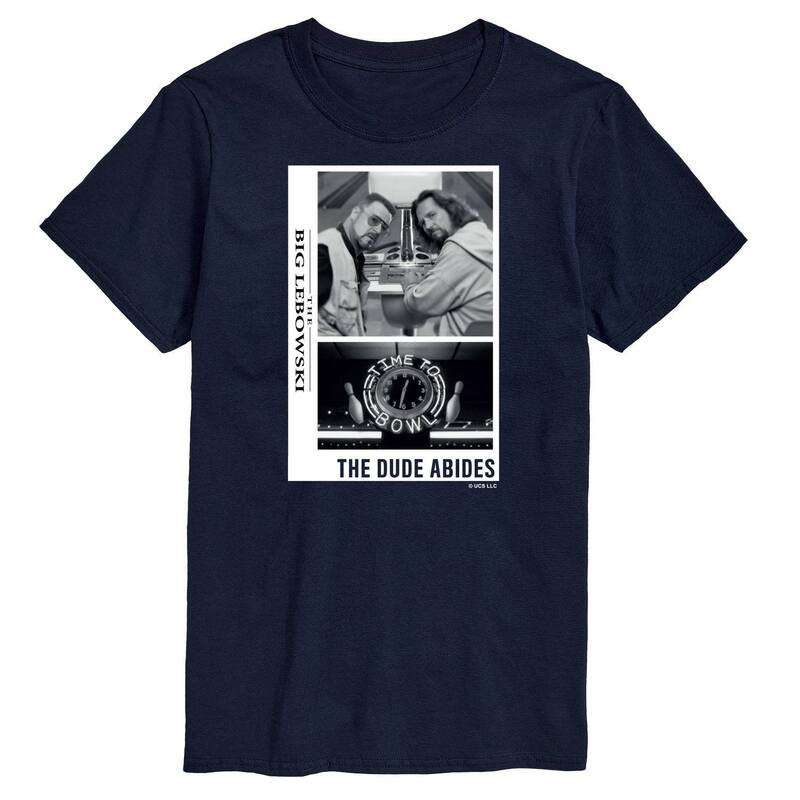 アニメキャラクター メンズ トップス Tシャツ トール Licensed Character Big & Tall The Big Lebowski Time To Bowl Tee Navy ネイビー