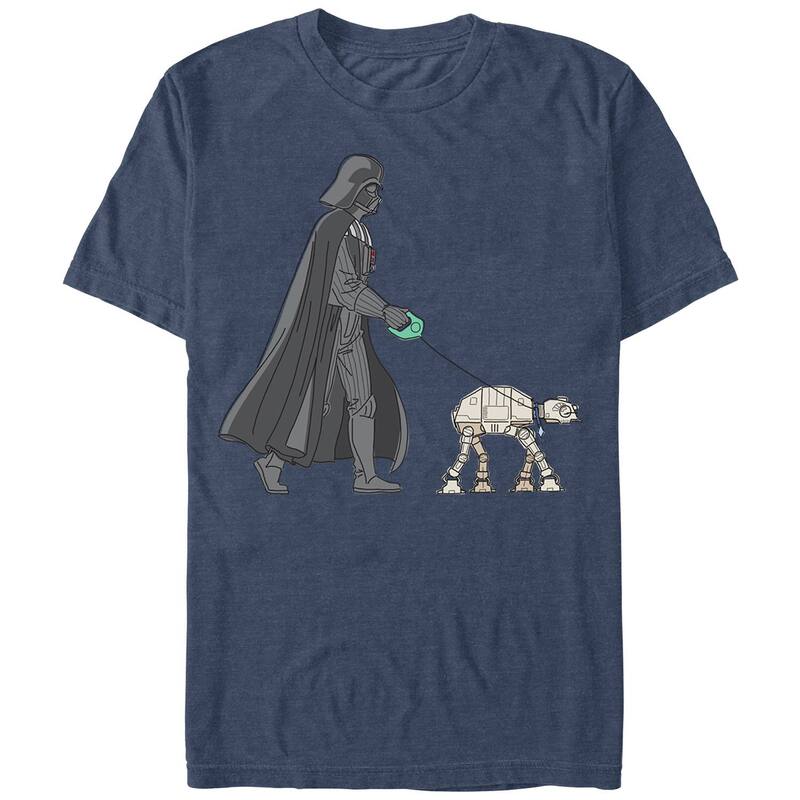 スター ウォーズ メンズ トップス Tシャツ グラフィック Men'star Wars Darth Vader AT-AT Walker Graphic Tee Navy Heather ヘザー