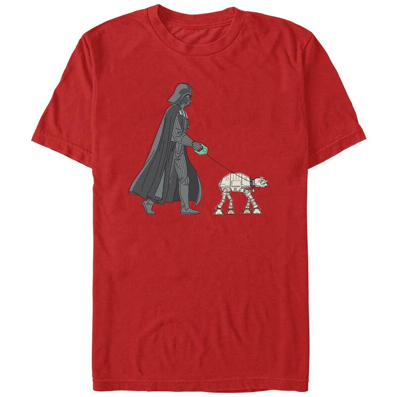 スター ウォーズ メンズ トップス Tシャツ グラフィック Men'star Wars Darth Vader AT-AT Walker Graphic Tee Red レッド