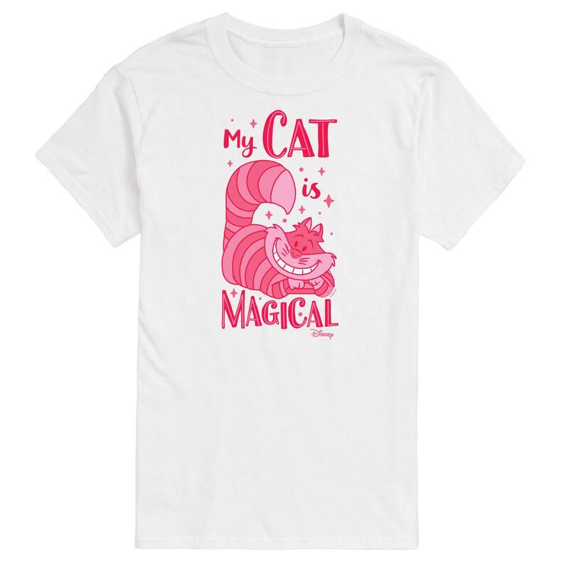 ディズニー メンズ トップス Tシャツ トール グラフィック Disney's Cats & Dogs Big & Tall My Cat Is Magical Graphic Tee White ホワイト