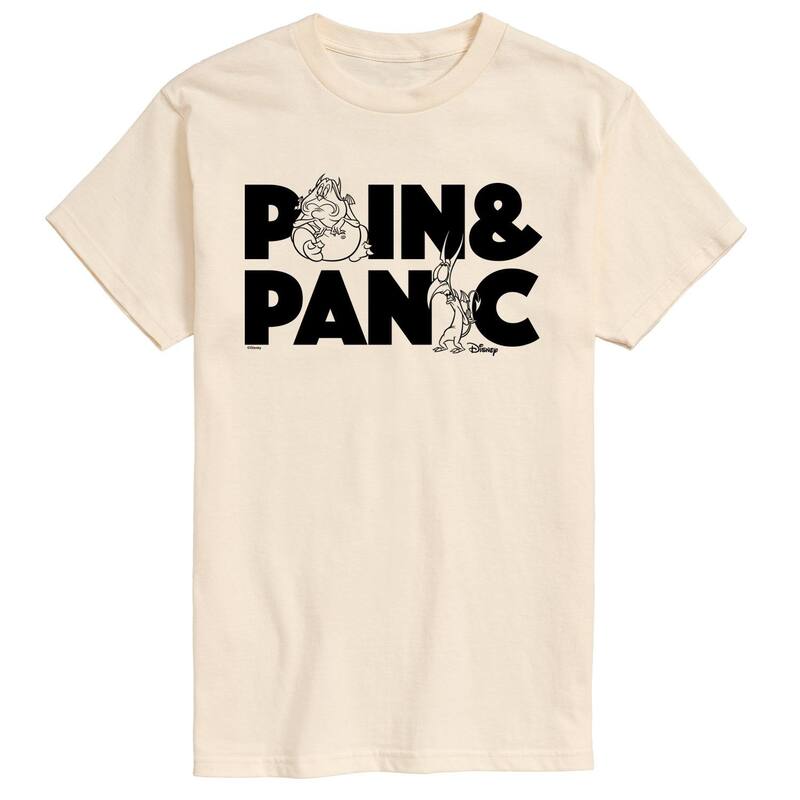 ディズニー メンズ トップス Tシャツ グラフィック Disney Villains Hercules Men's Pain And Panic Graphic Tee Beige ベージュ