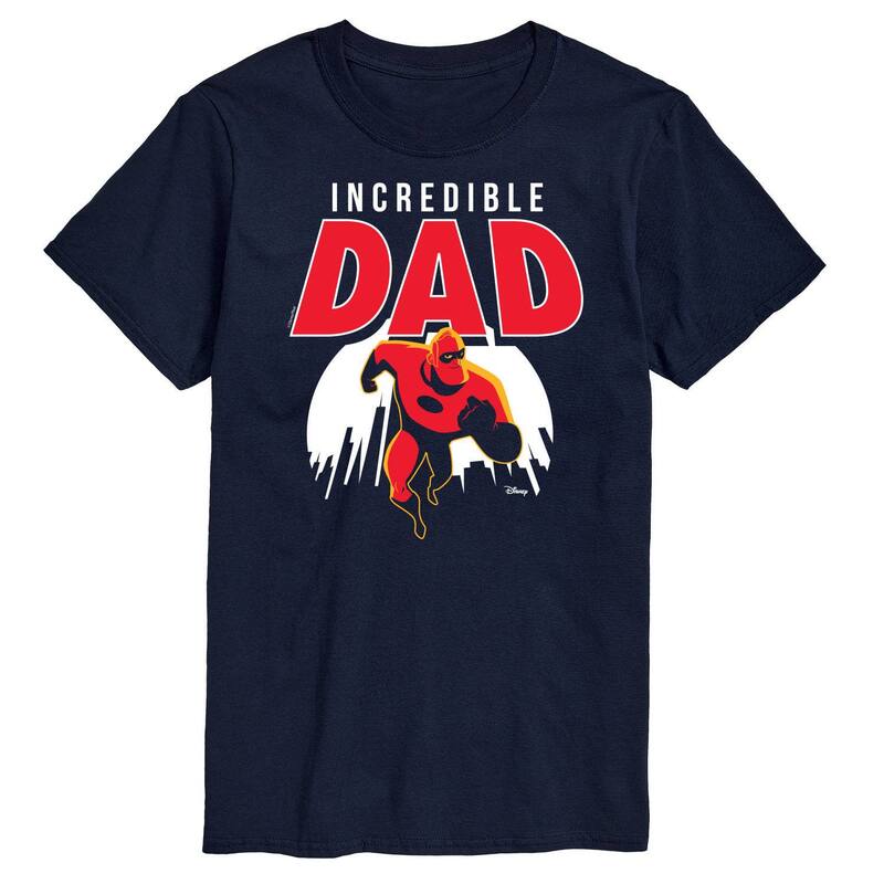 ディズニー メンズ トップス Tシャツ トール グラフィック Disney's Big & Tall The Incredibles Incredible Dad Graphic Tee Navy ネイビー