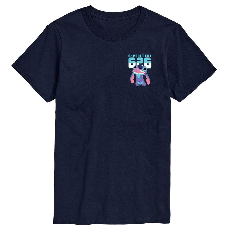 ディズニー メンズ トップス Tシャツ トール グラフィック Disney's Lilo & Stitch Big & Tall Experiment 626 Graphic Tee Navy ネイビー