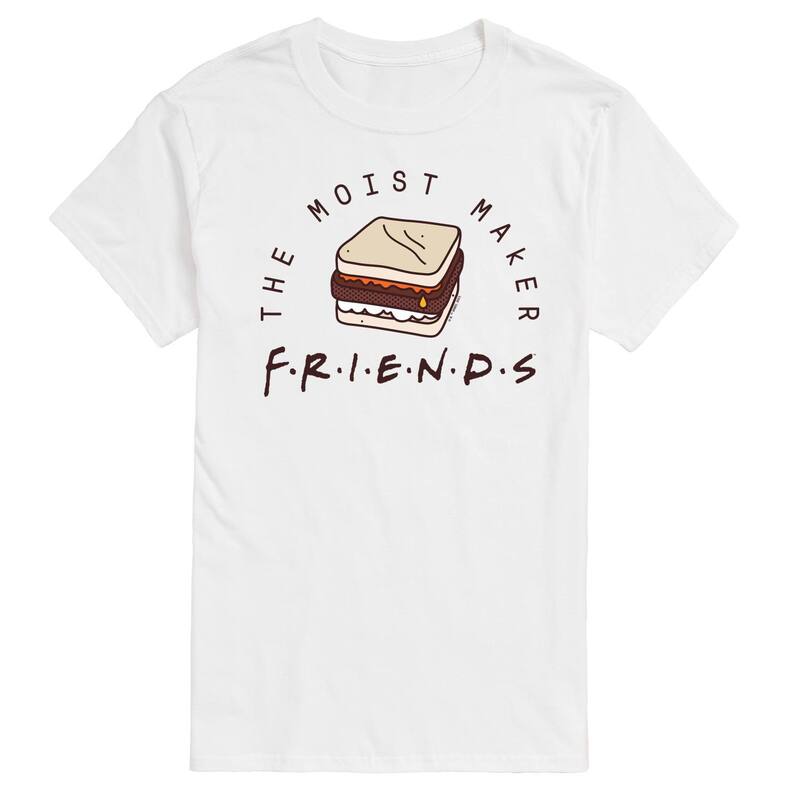 アニメキャラクター メンズ トップス Tシャツ グラフィック Licensed Character Men's Friends Thanksgivingraphic Tee White ホワイト