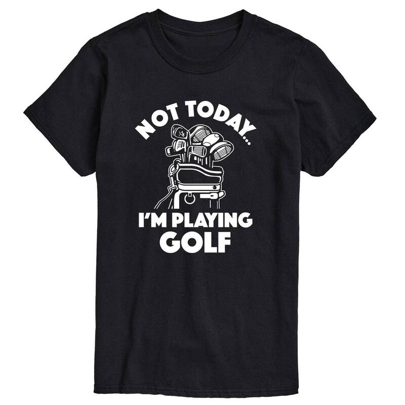 アニメキャラクター メンズ トップス Tシャツ グラフィック Licensed Character Men's Notoday Im Playingolf Graphic Tee Black ブラック