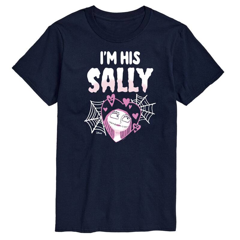ディズニー メンズ トップス Tシャツ グラフィック Disney's Nightmare Before Christmas Men's I'm Hisally Graphic Tee Navy ネイビー