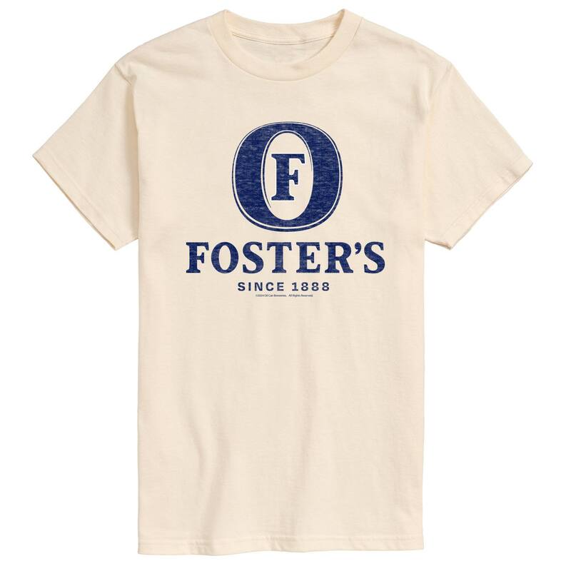 アニメキャラクター メンズ トップス Tシャツ ロゴ グラフィック Licensed Character Men's Foster's Logo Graphic Tee Cream クリーム
