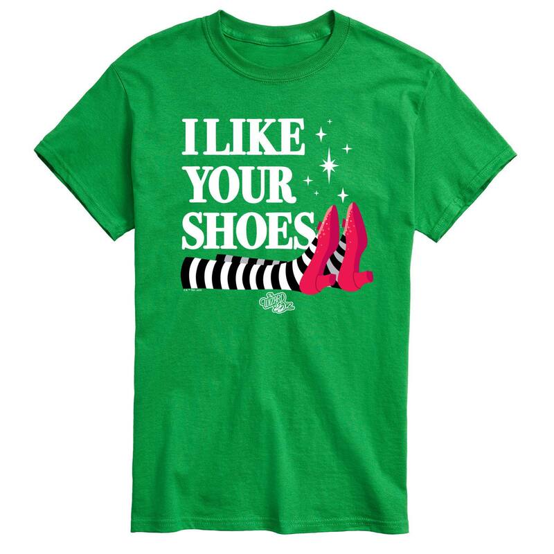 アニメキャラクター メンズ トップス Tシャツ グラフィック Licensed Character Men's Wizard Of Oz Like Your Shoes Graphic Tee Green グリーン
