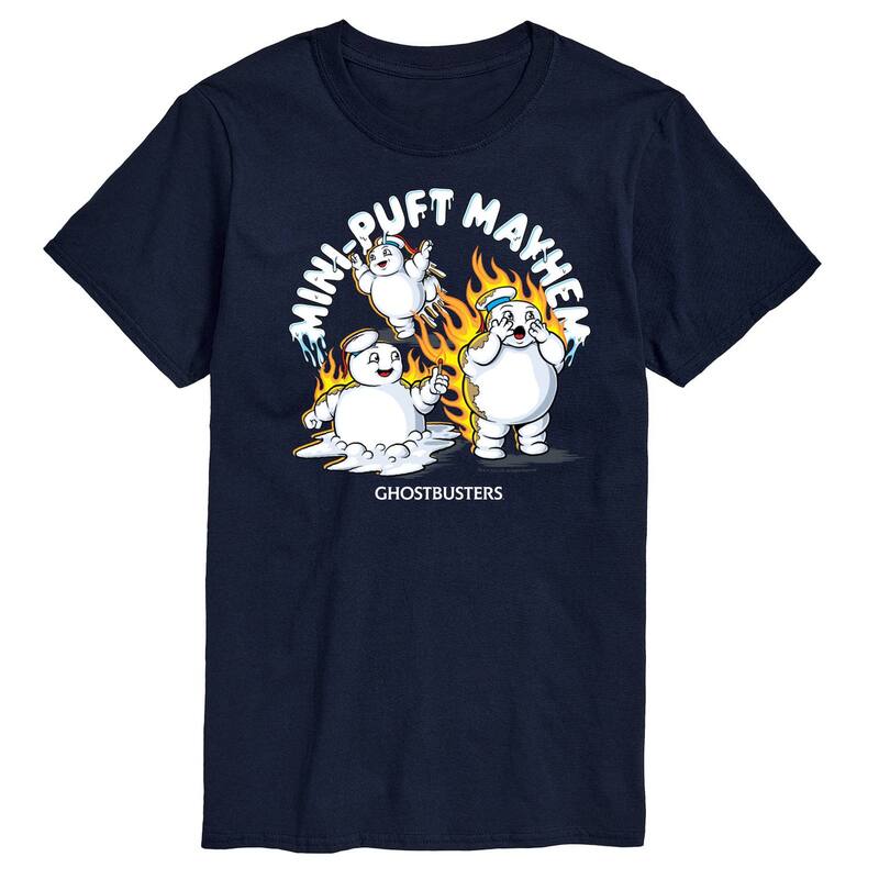 アニメキャラクター メンズ トップス Tシャツ ミニ スウェット エンパイア フリース Licensed Character Men's Ghostbusters Frozen Empire Mini Pufts Fleece Sweatshirt Navy ネイビー