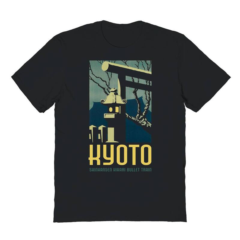 アニメキャラクター メンズ トップス Tシャツ グラフィック Licensed Character Men's Kyoto Graphic Tee Black ブラック