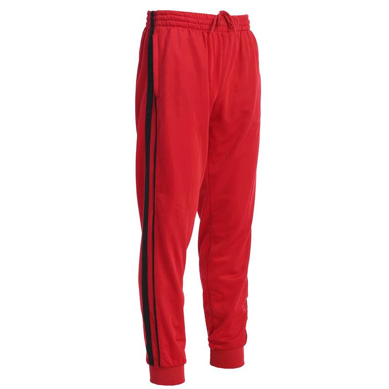 ジョベルティ メンズ ボトムス カジュアルパンツ トラックパンツ リブ Gioberti Men's Athletic Track Pants With Ribbed Cuff Leg Red レッド