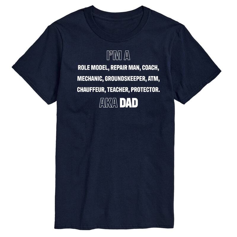 アニメキャラクター メンズ トップス Tシャツ グラフィック Licensed Character Men's I'm A Dad List Graphic Tee Navy ネイビー