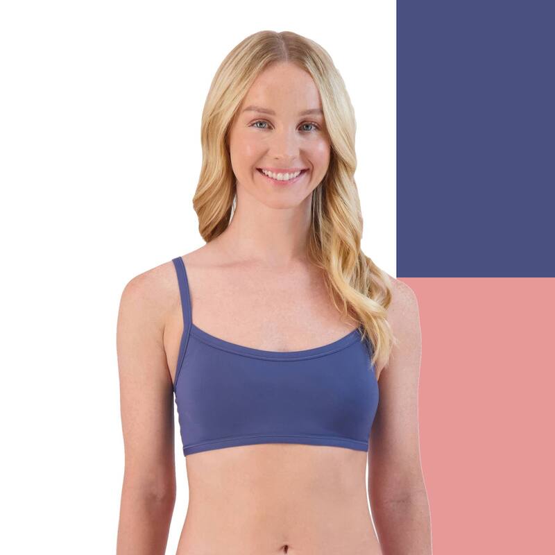 エスオー レディース アンダーウェア ブラジャー Juniors' SO 2-pk. Scoopneck Bralette Set SO51-057P2 Navy Blue Dusty Rose ネイビー