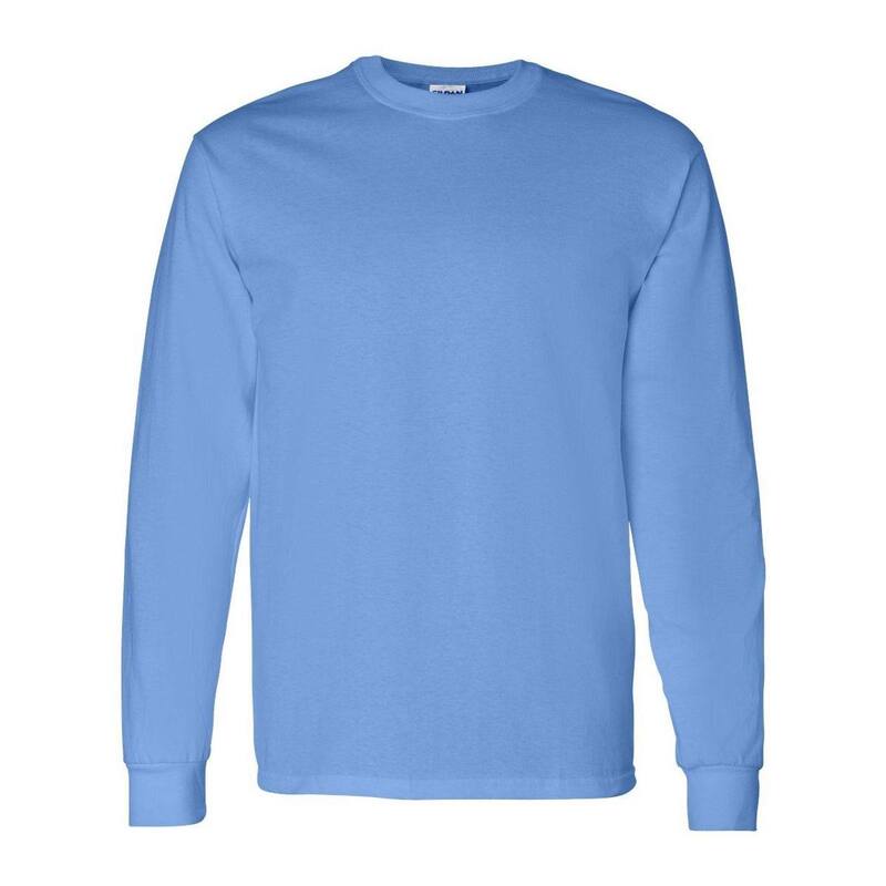 ギルダン メンズ トップス ティーシャツ 綿織物 Gildan Heavy Cotton Long Sleeve T-Shirt Carolina Blue 青色 Tシャツ・カットソー-メンズファッション