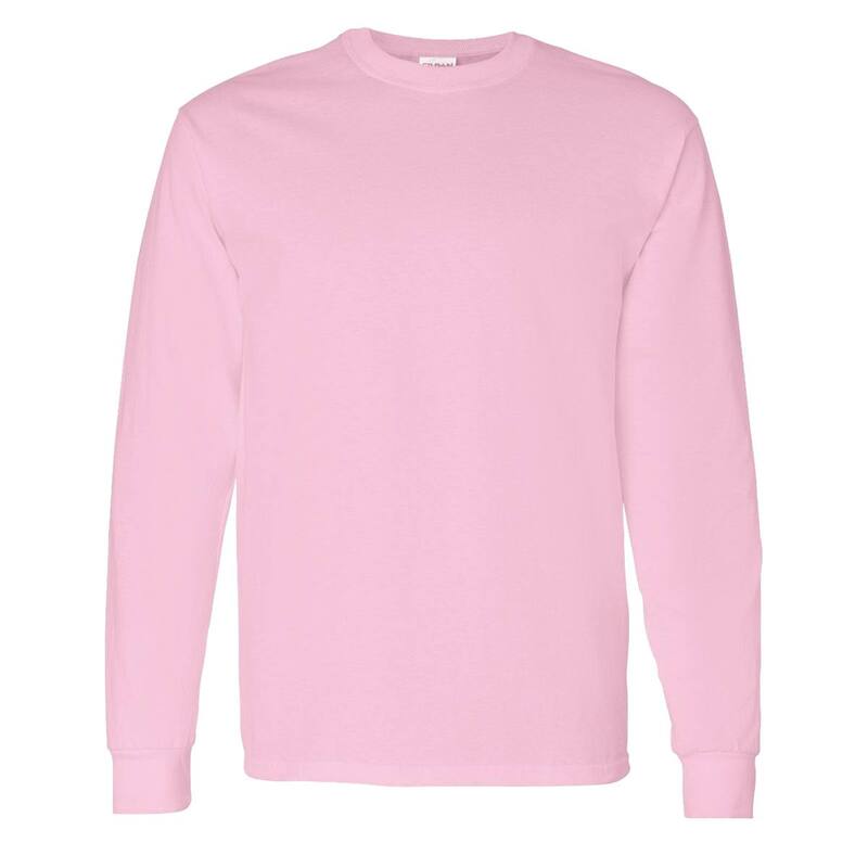 ギルダン メンズ トップス ティーシャツ 綿織物 Gildan Heavy Cotton Long Sleeve T-Shirt Light Pink サクラ色 メンズファッション-Tシャツ・カットソー