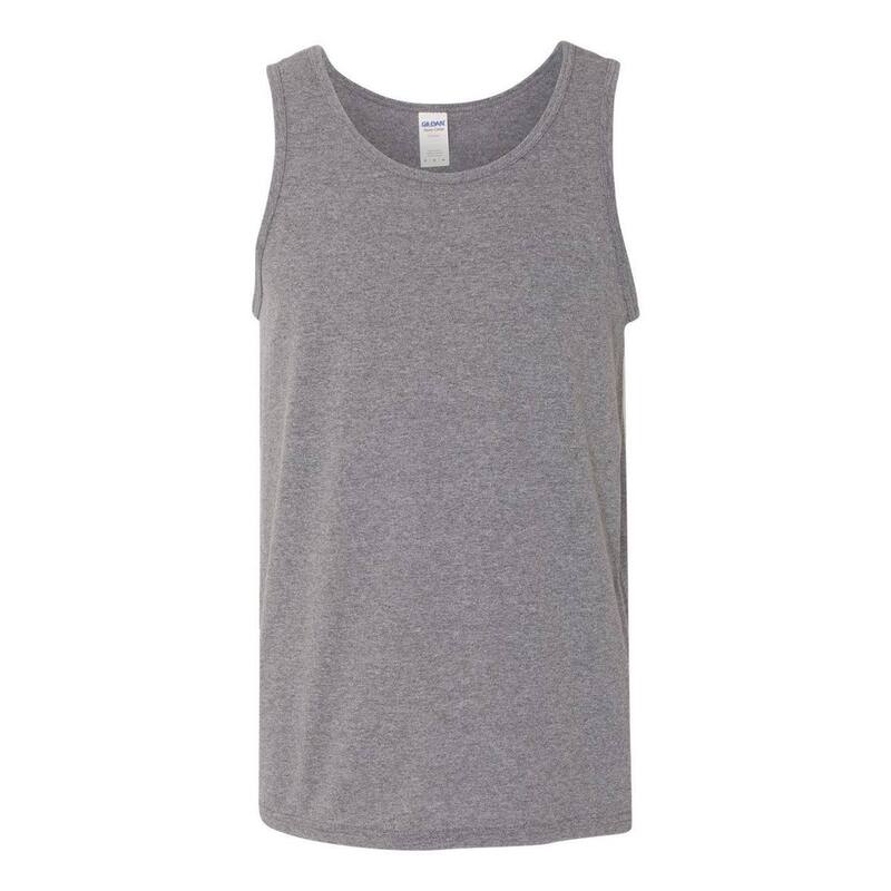 ギルダン メンズ トップス Tシャツ コットン Gildan Heavy Cotton Tank Top Graphite Heather グラファイト