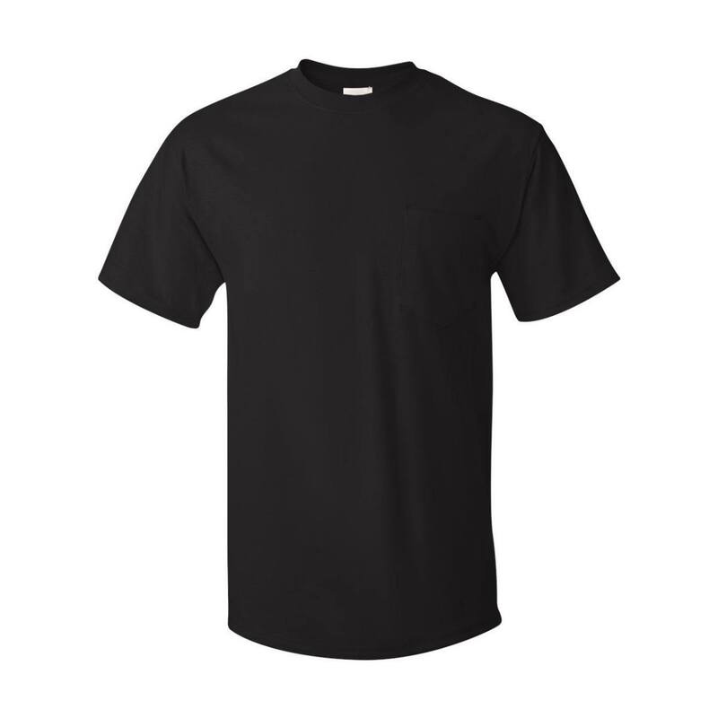 フロソ メンズ トップス Tシャツ Floso Authentic Pocket Plain T-Shirt Black ブラック
