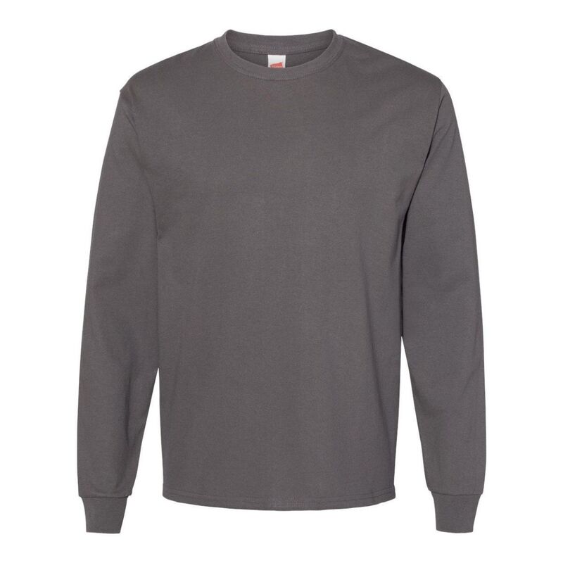 フロソ メンズ トップス ティーシャツ Floso Essential-T Long Sleeve T-Shirt Smoke Grey 薄墨色 Tシャツ・カットソー-トップス