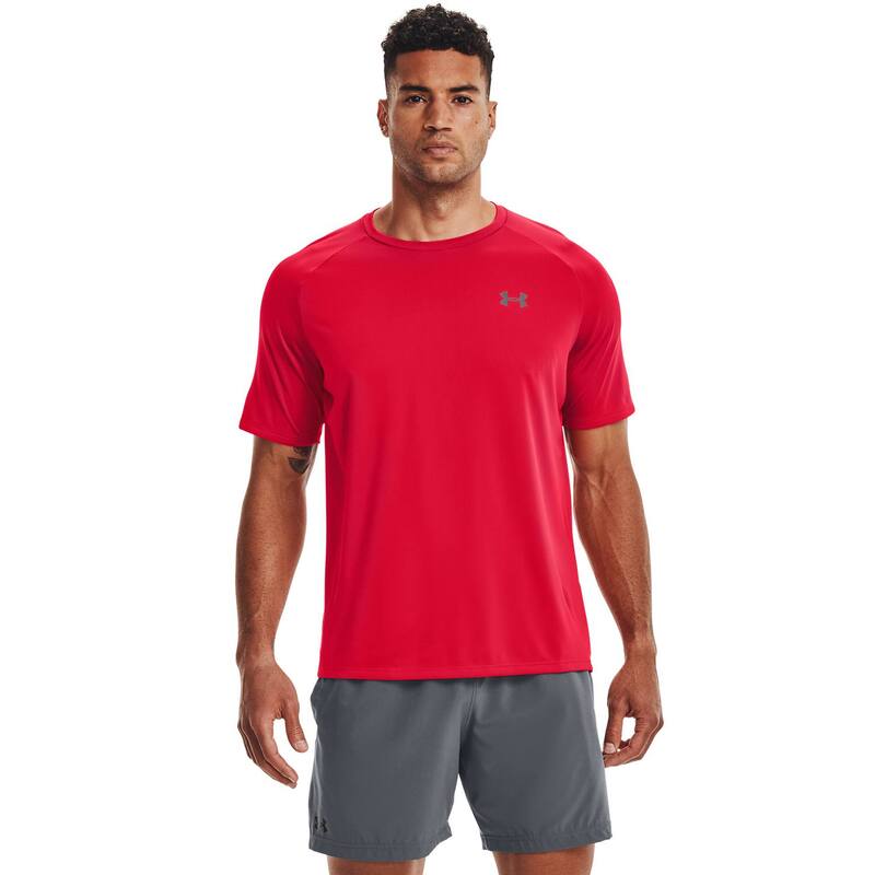アンダーアーマー メンズ トップス Tシャツ Men's Under Armour Tech 2.0 Short Sleeve Tee Red Graphite グラファイト