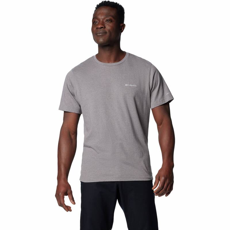 コロンビア メンズ トップス Tシャツ Men Columbia Thistletown Hills Omni-Wick Performance Tee City Gray Heather グレー
