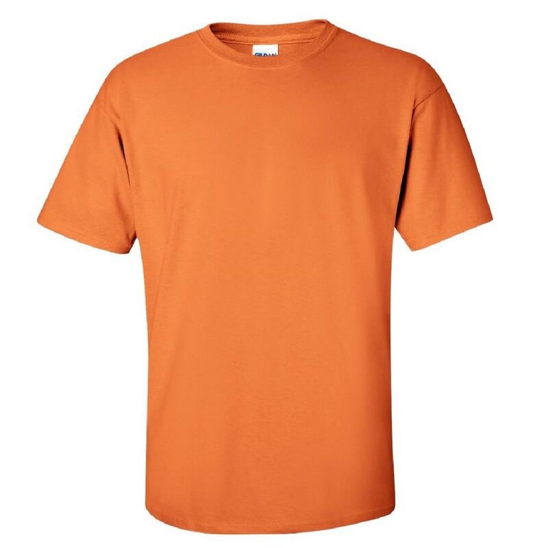 ギルダン メンズ トップス Tシャツ コットン Gildan Mens Ultra Cotton Short Sleeve T-Shirtangerine タンジェリン