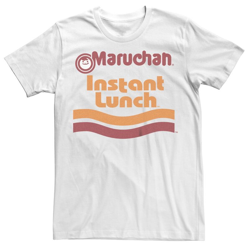 アニメキャラクター メンズ トップス Tシャツ ロゴ グラフィック Licensed Character Men's Maruchan Instant Lunch Classic Logo Graphic Tee Multi マルチカラー