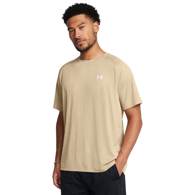 アンダーアーマー メンズ トップス Tシャツ Men's Under Armour Tech Textured Short Sleeve Tee City Khaki カーキ