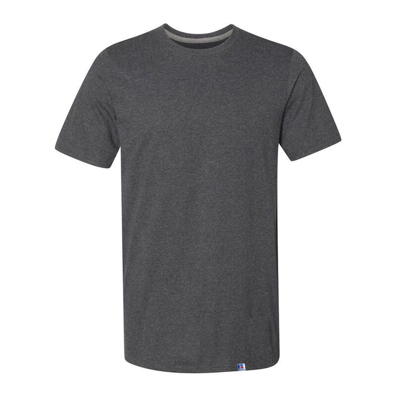 ラッセルアスレチック メンズ トップス Tシャツ Russell Athletic Essential 60/40 Performance T-shirt Black Heather ブラック
