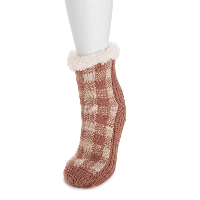 ムクルクス レディース シューズ サンダル Women's MUK LUKS Fairisle Gripper Crew Socks Peach ピーチ